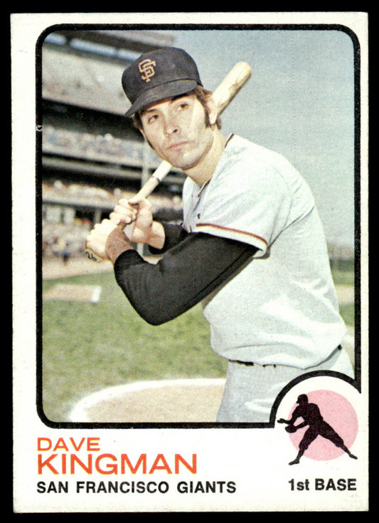 1973 Topps Baseball #23 - Dave Kingman - EXMT
