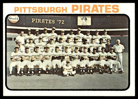 1973 Topps Baseball #26 - Pittsburgh Pirates - EXMT