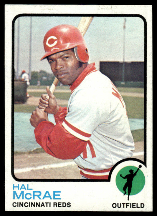 1973 Topps Baseball #28 - Hal McRae - NM