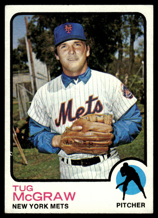 1973 Topps Baseball #30 - Tug McGraw - EXMT
