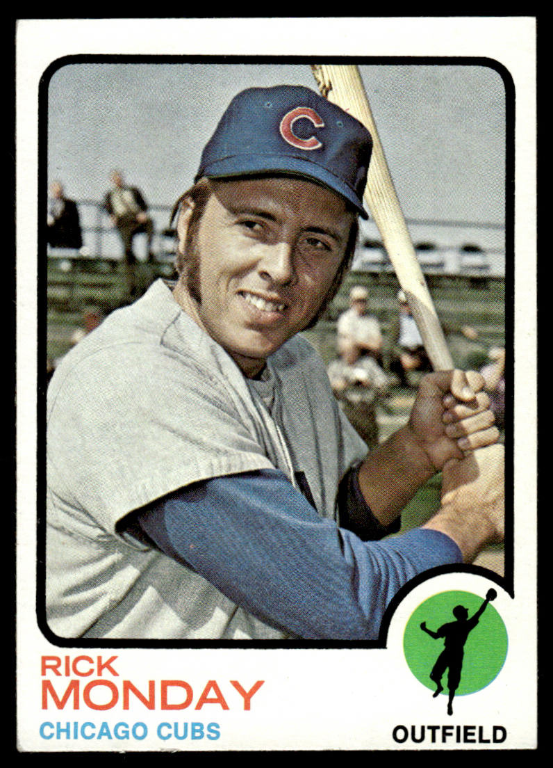 1973 Topps Baseball #44 - Rick Monday - NM