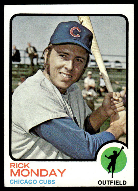1973 Topps Baseball #44 - Rick Monday - NM