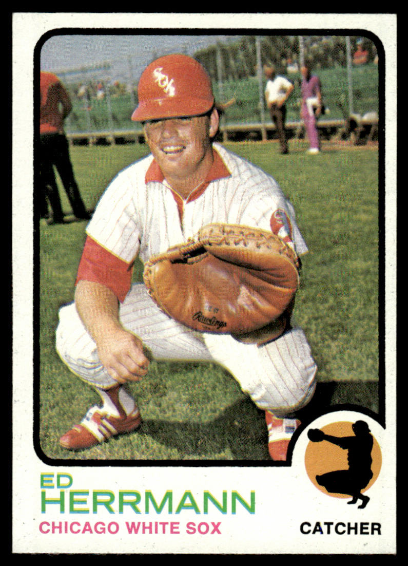 1973 Topps Baseball #73 - Ed Herrmann - NM