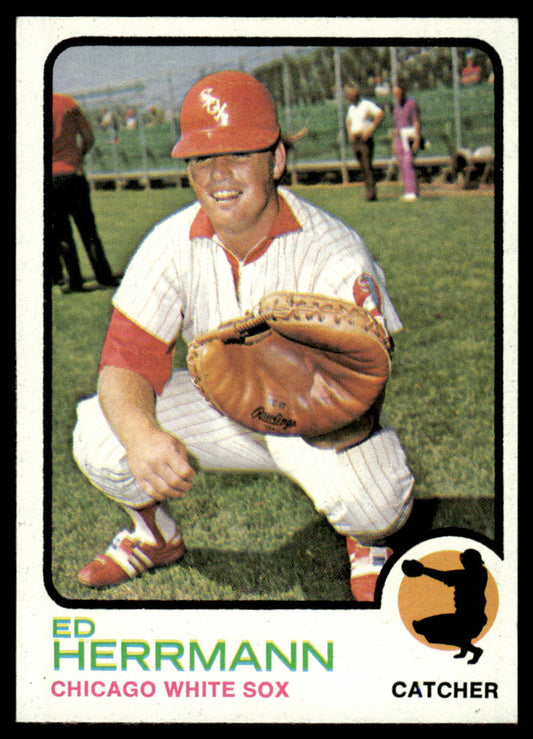 1973 Topps Baseball #73 - Ed Herrmann - NM