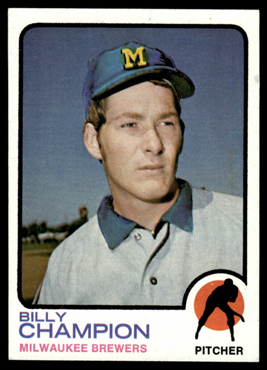 1973 Topps Baseball #74 - Billy Champion - NM