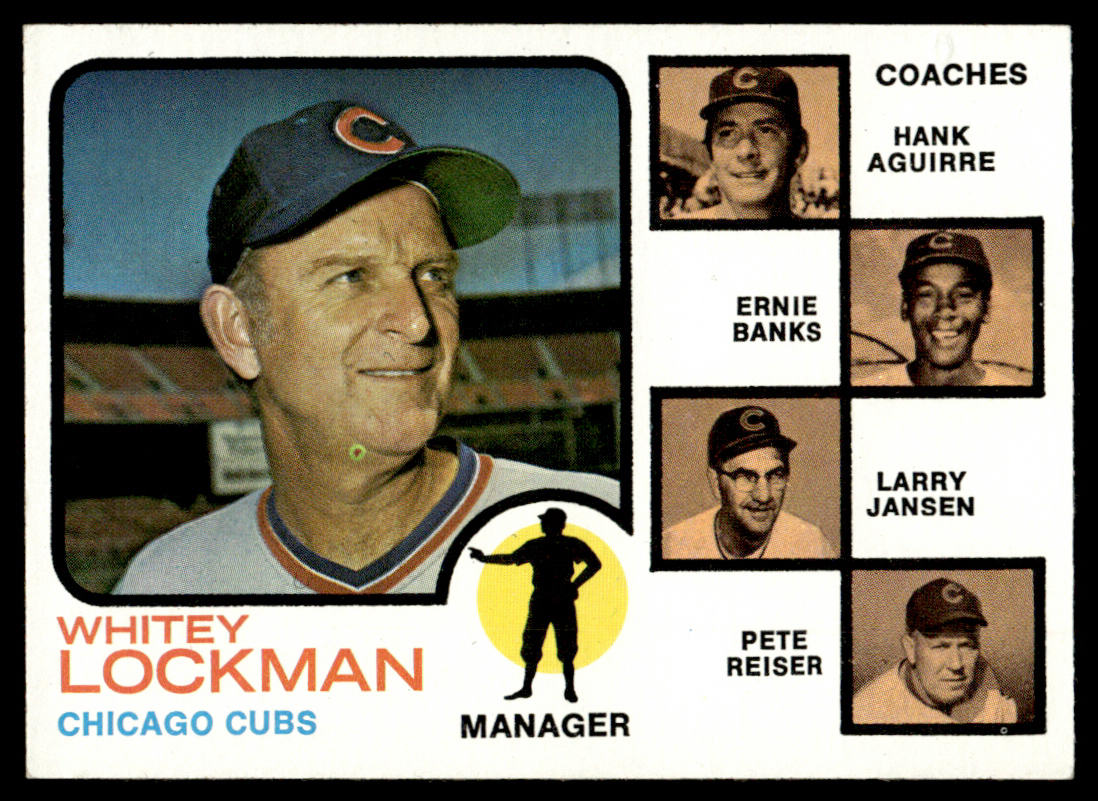 1973 Topps Baseball #81a - Cubs Field Leaders - EXMT