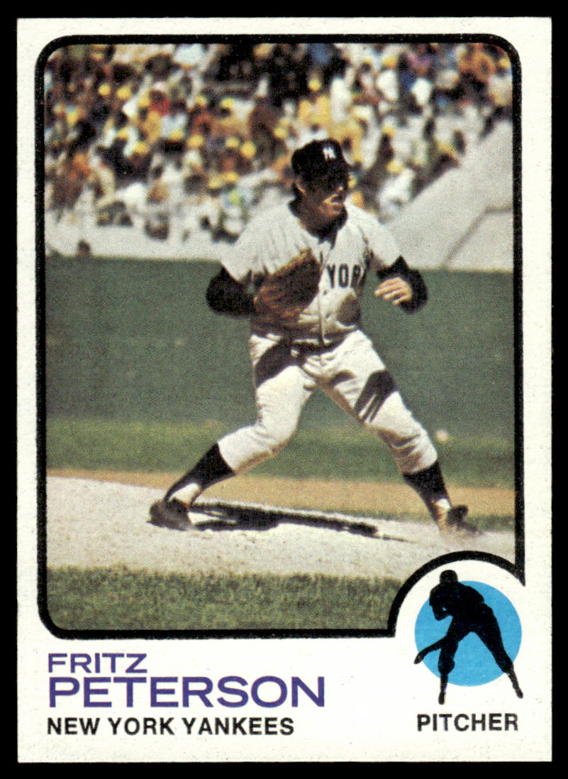 1973 Topps Baseball #82 - Fritz Peterson - NM