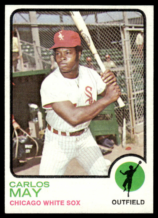 1973 Topps Baseball #105 - Carlos May - NM