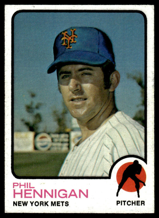 1973 Topps Baseball #107 - Phil Hennigan - NM
