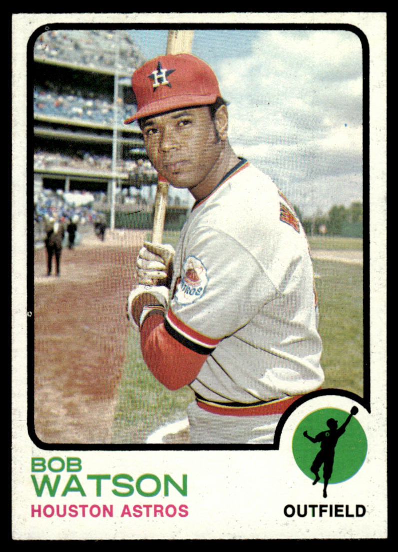 1973 Topps Baseball #110 - Bob Watson - EXMT