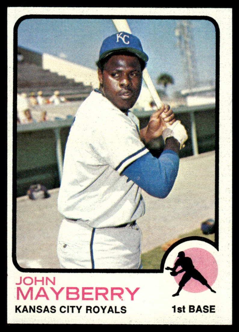 1973 Topps Baseball #118 - John Mayberry - EXMT