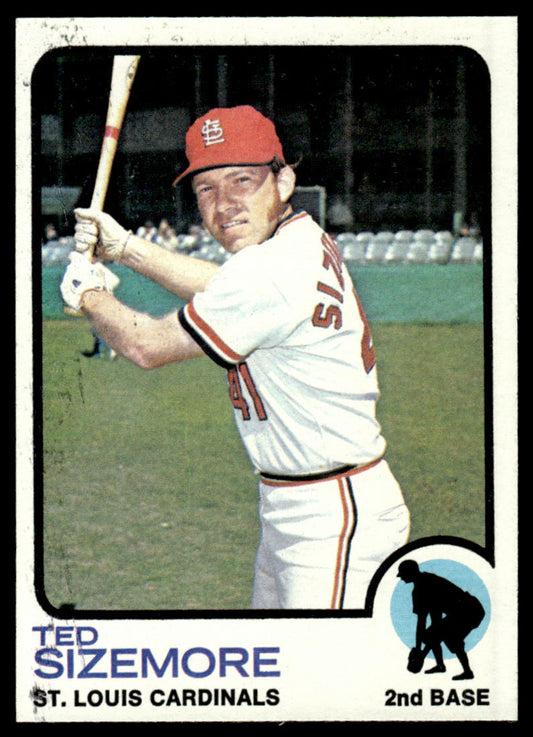 1973 Topps Baseball #128 - Ted Sizemore - NM