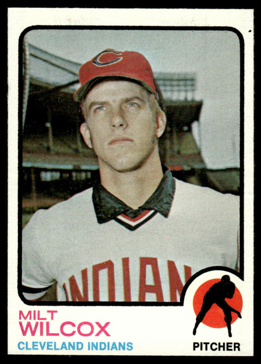 1973 Topps Baseball #134 - Milt Wilcox - NM
