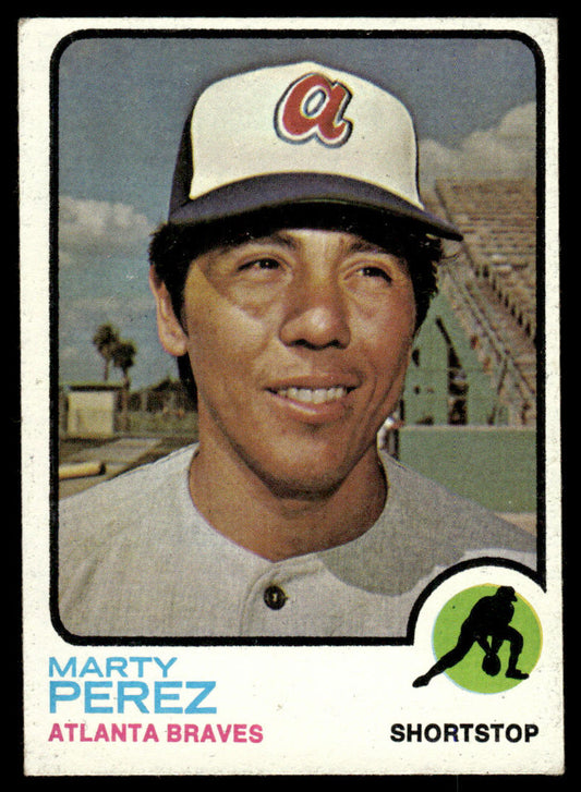 1973 Topps Baseball #144 - Marty Perez - EXMT
