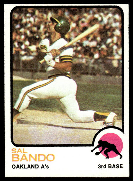 1973 Topps Baseball #155 - Sal Bando - EXMT