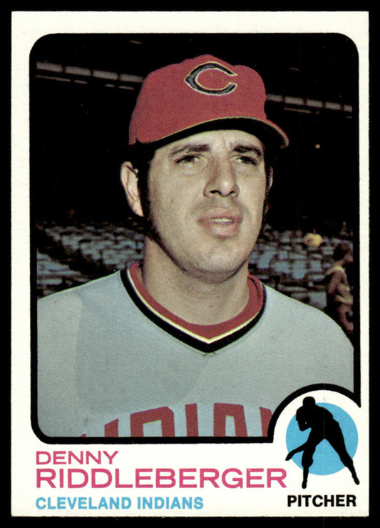 1973 Topps Baseball #157 - Denny Riddleberger - EXMT