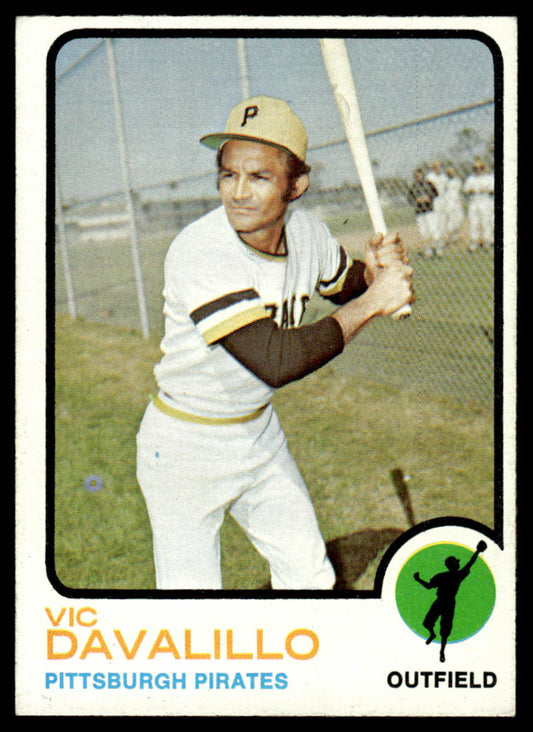 1973 Topps Baseball #163 - Vic Davalillo - EXMT