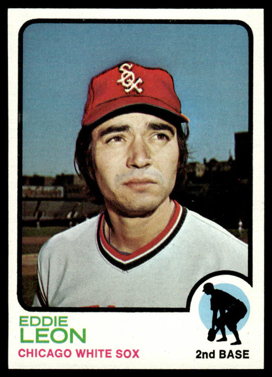 1973 Topps Baseball #287 - Eddie Leon - NM