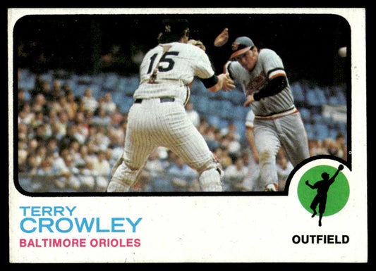 1973 Topps Baseball #302 - Terry Crowley - EXMT