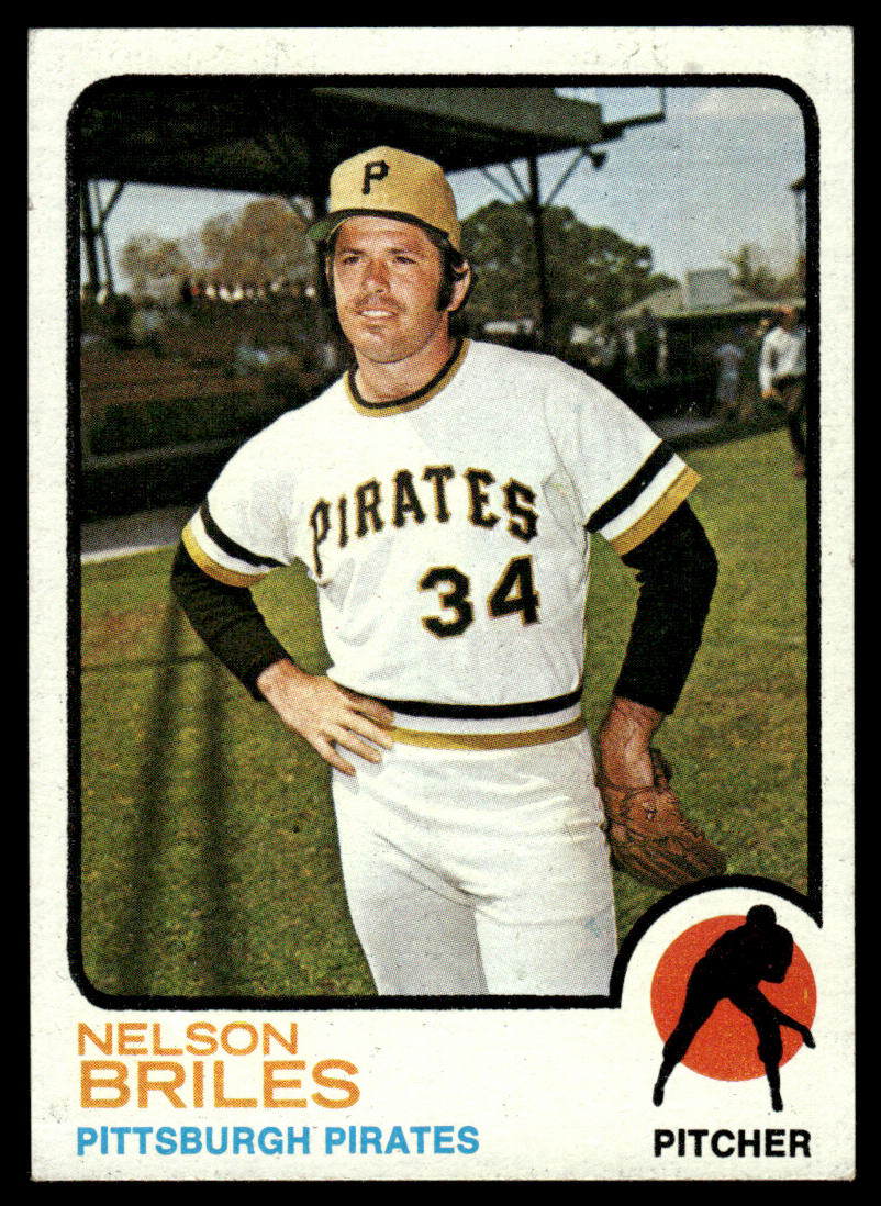 1973 Topps Baseball #303 - Nelson Briles - EXMT
