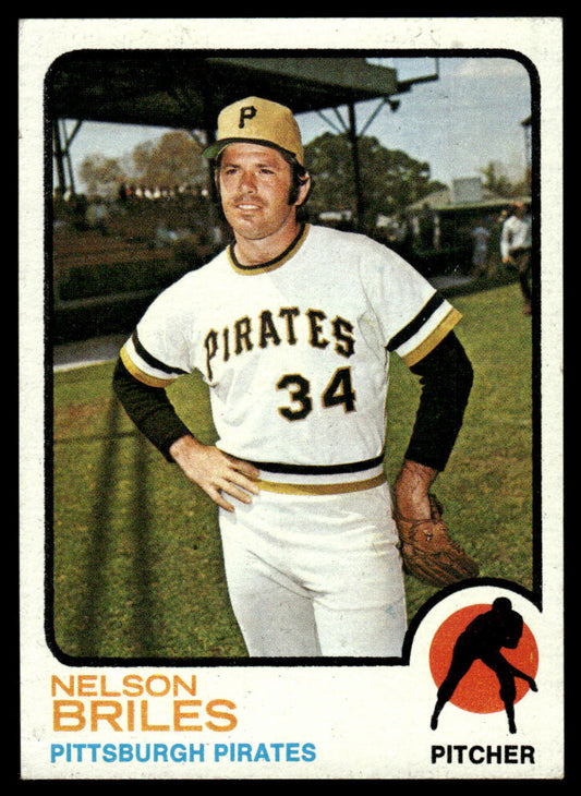 1973 Topps Baseball #303 - Nelson Briles - EXMT