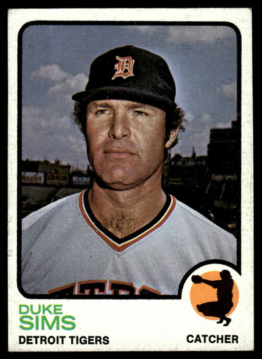 1973 Topps Baseball #304 - Duke Sims - EXMT
