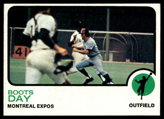 1973 Topps Baseball #307 - Boots Day - EXMT