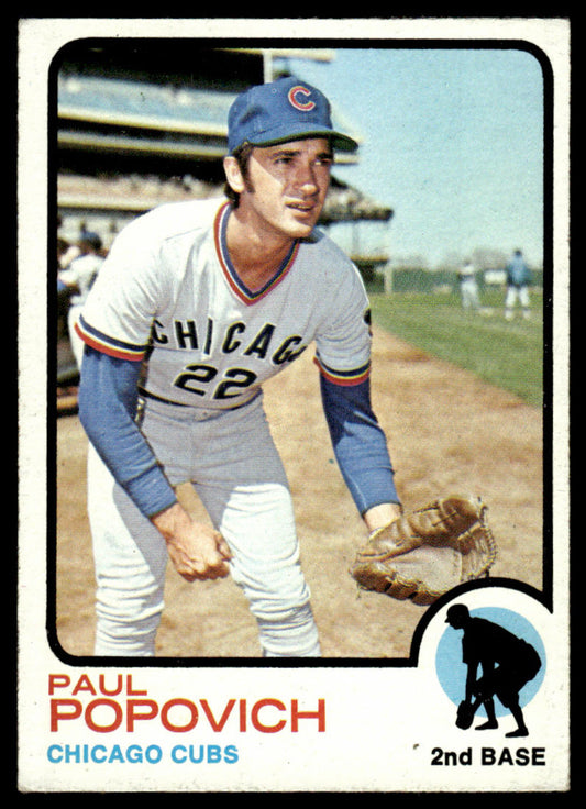 1973 Topps Baseball #309 - Paul Popovich - EXMT
