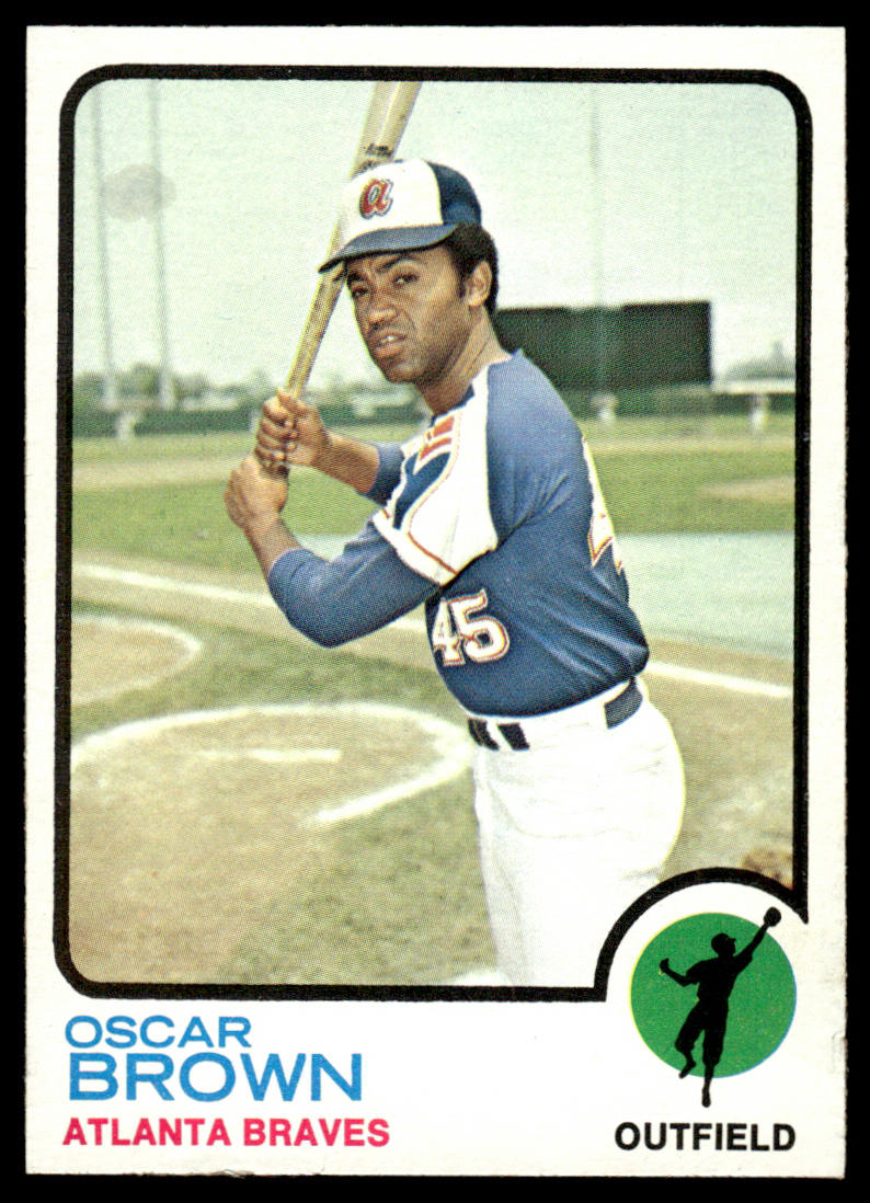 1973 Topps Baseball #312 - Oscar Brown - EX