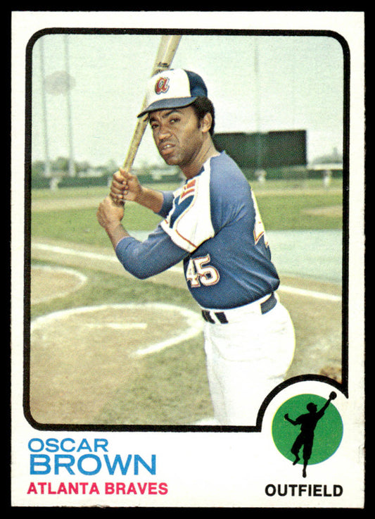 1973 Topps Baseball #312 - Oscar Brown - EX