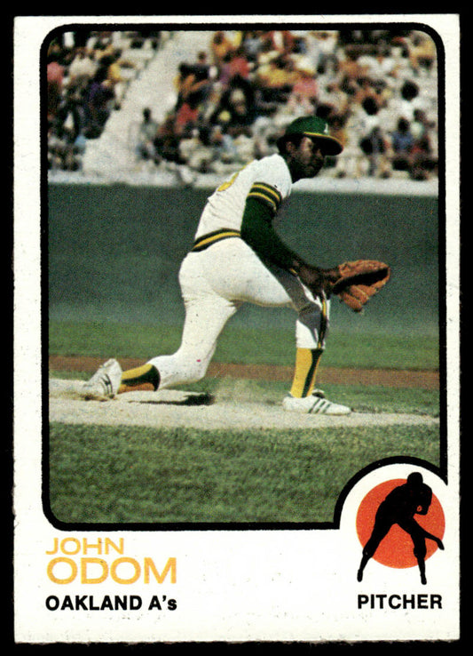 1973 Topps Baseball #315 - John Odom - EXMT