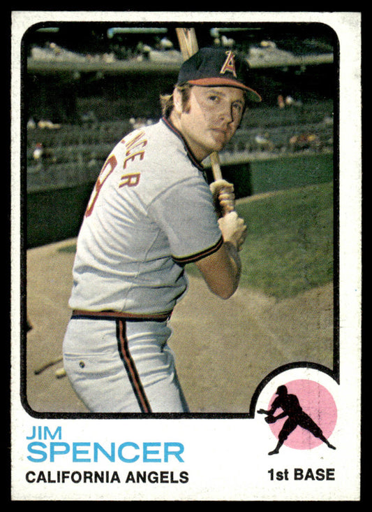 1973 Topps Baseball #319 - Jim Spencer - EXMT
