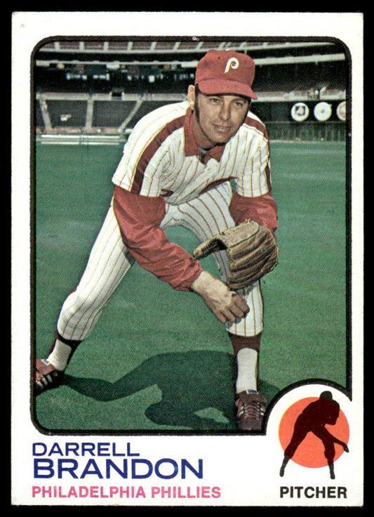1973 Topps Baseball #326 - Darrell Brandon - EX
