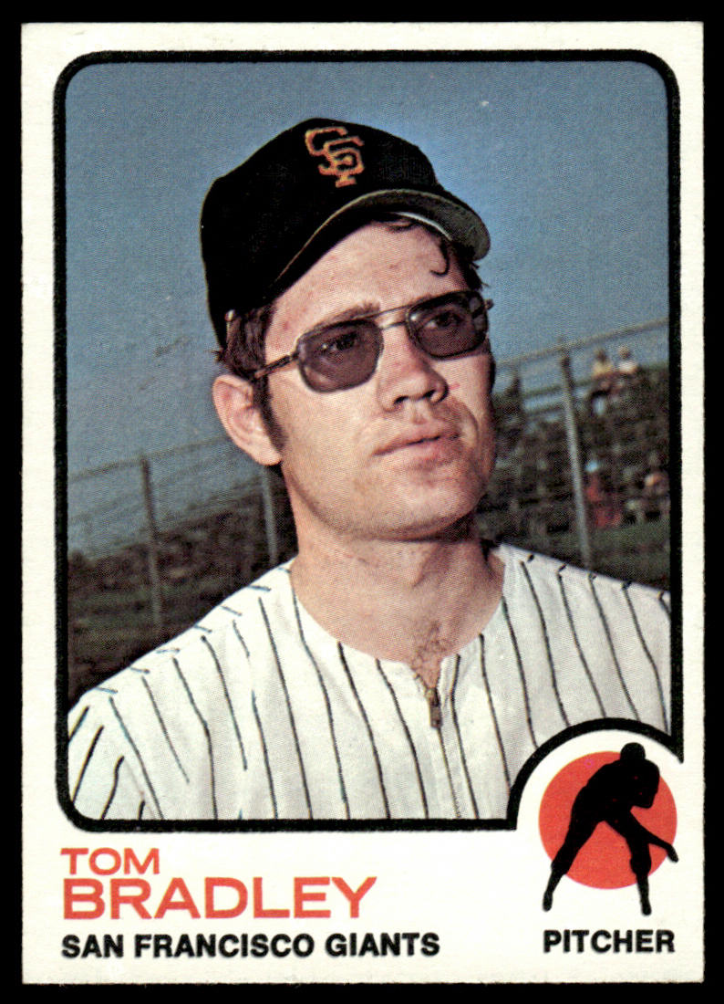 1973 Topps Baseball #336 - Tom Bradley - NM