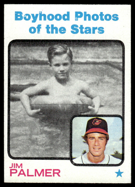 1973 Topps Baseball #341 - Jim Palmer KP - NM