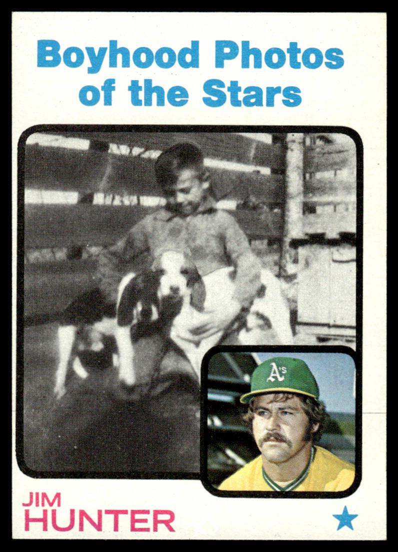 1973 Topps Baseball #344 - Jim Hunter KP - EX