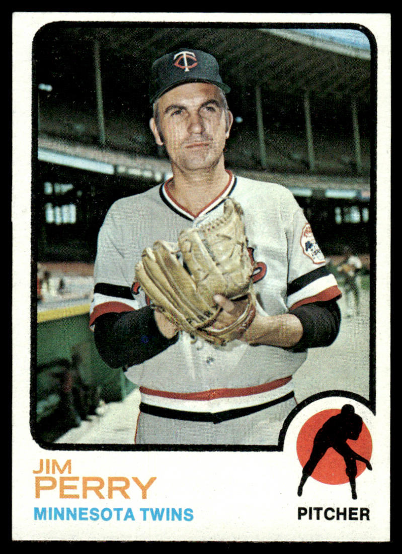 1973 Topps Baseball #385 - Jim Perry - NM