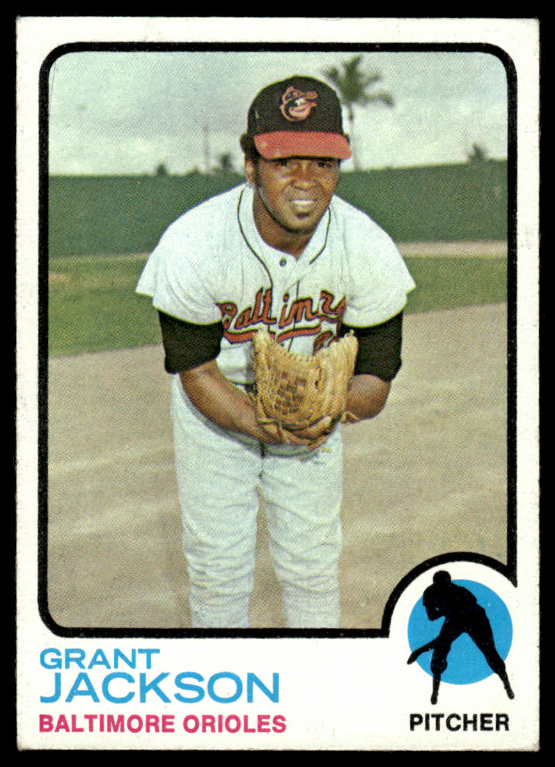 1973 Topps Baseball #396 - Grant Jackson - EXMT