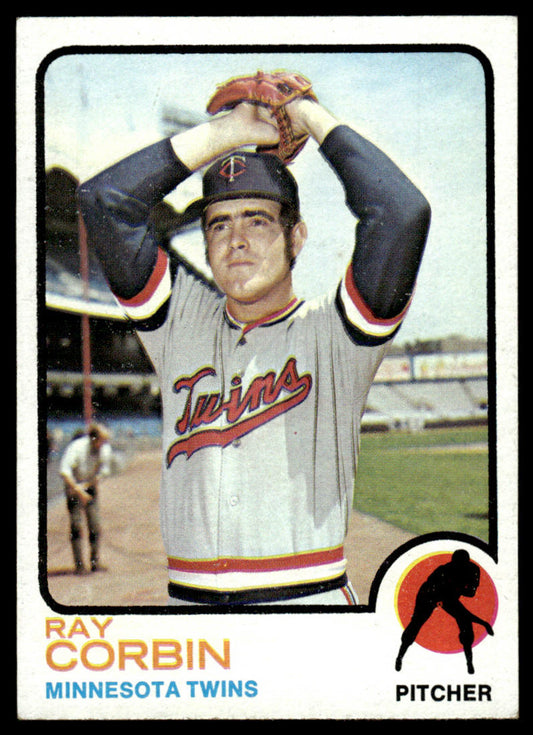 1973 Topps Baseball #411 - Ray Corbin - EXMT