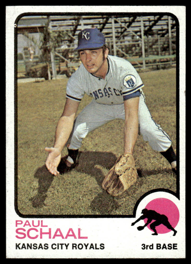 1973 Topps Baseball #416 - Paul Schaal - EXMT
