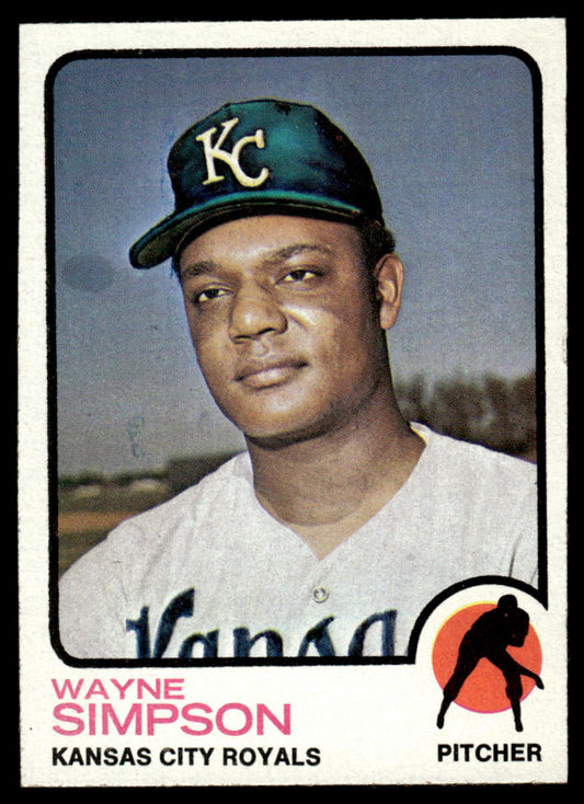 1973 Topps Baseball #428 - Wayne Simpson - EX
