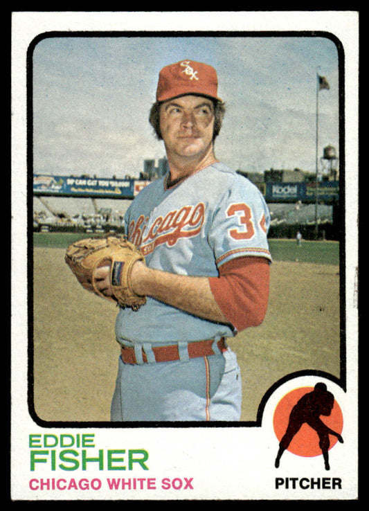 1973 Topps Baseball #439 - Eddie Fisher - EXMT