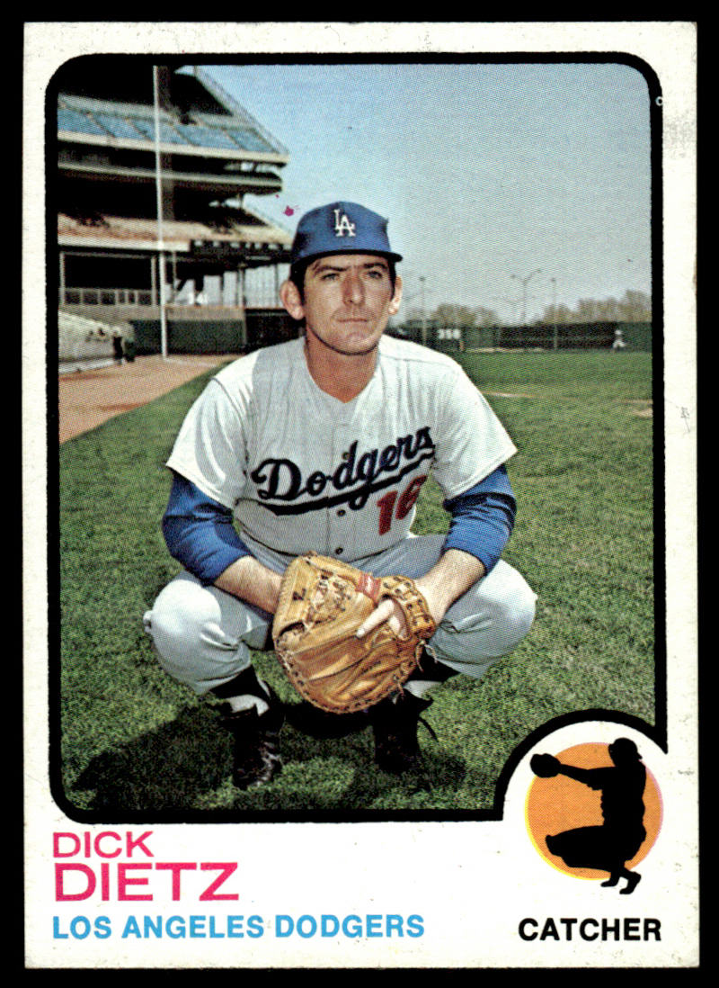 1973 Topps Baseball #442 - Dick Dietz - EXMT