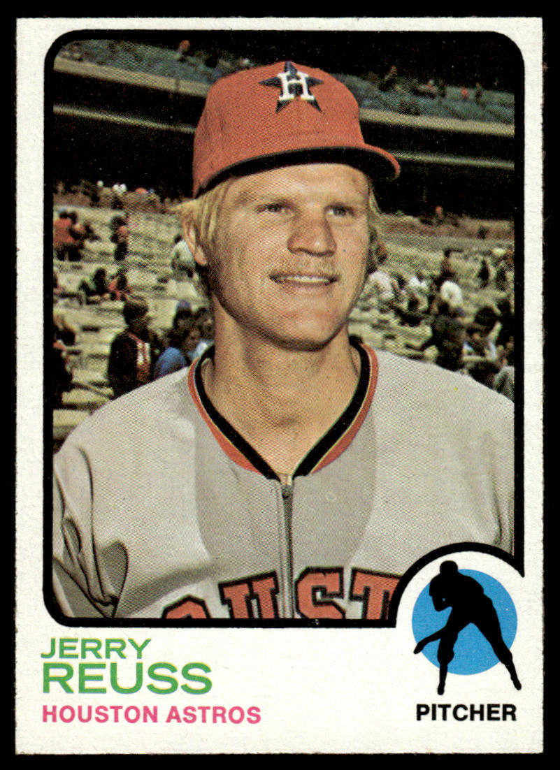 1973 Topps Baseball #446 - Jerry Reuss - EXMT