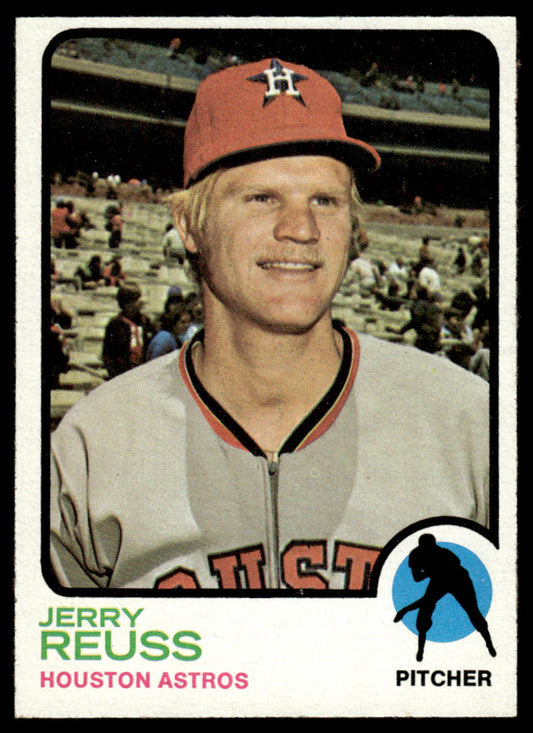1973 Topps Baseball #446 - Jerry Reuss - EXMT