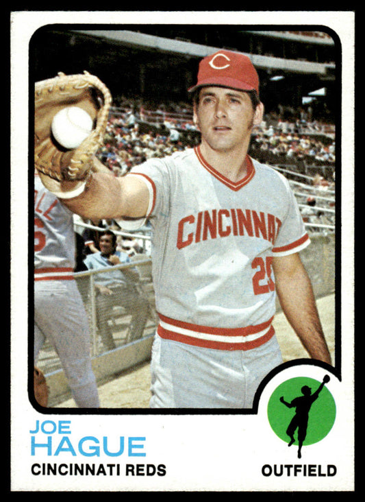 1973 Topps Baseball #447 - Joe Hague - EXMT