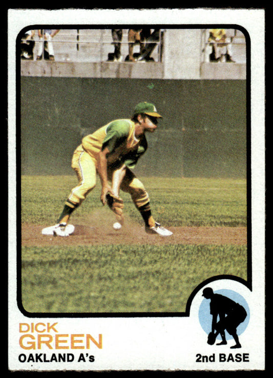 1973 Topps Baseball #456 - Dick Green - EXMT