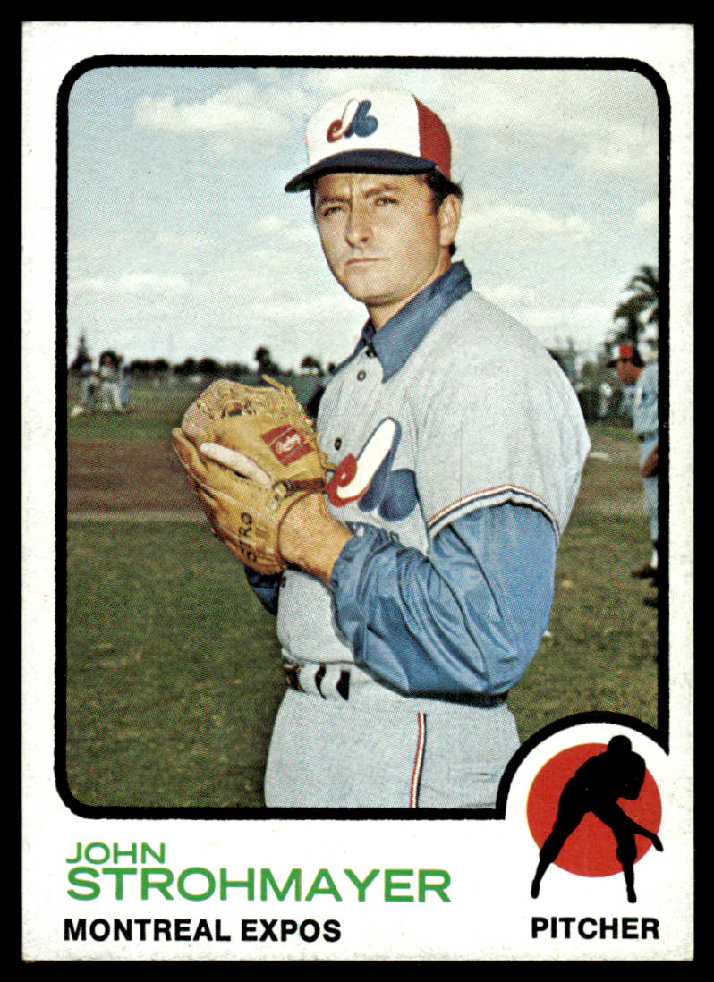 1973 Topps Baseball #457 - John Strohmayer - EXMT