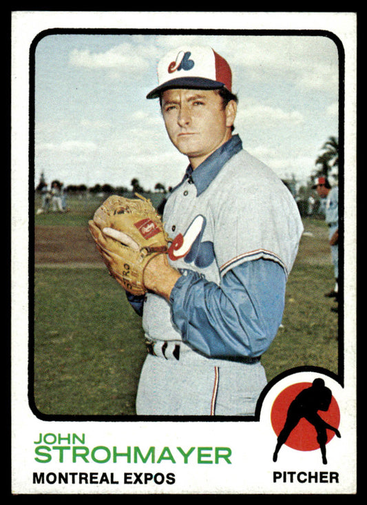 1973 Topps Baseball #457 - John Strohmayer - EXMT