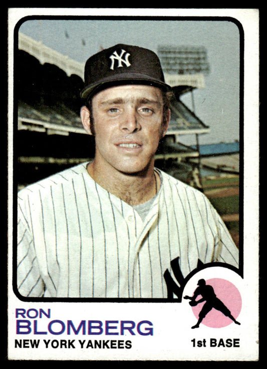 1973 Topps Baseball #462 - Ron Blomberg - EXMT